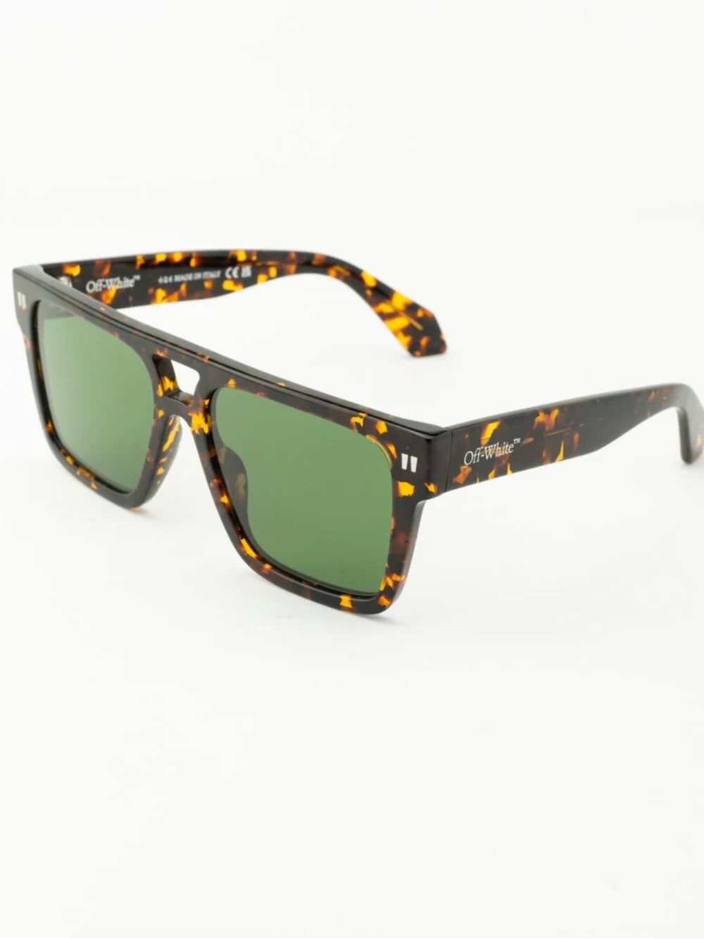 Off-White Springfield Square Sunglasses Tortoise shell sunglasses